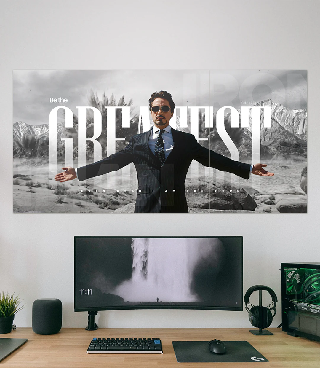 Be the Greatest | Robert Downey Jr | 3 Piece Set