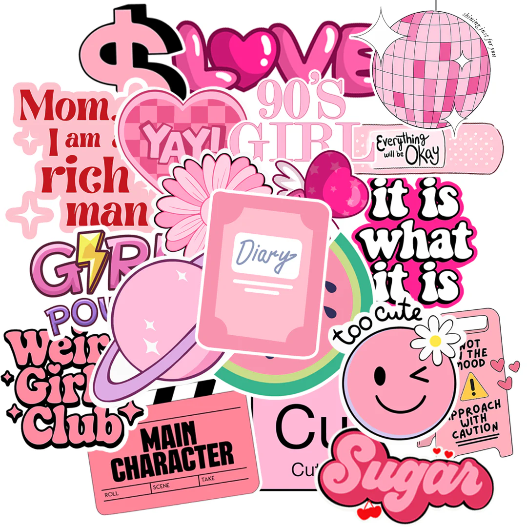 Pink Aesthetics #01 | Stickerized | 20 Stickers - Image 2